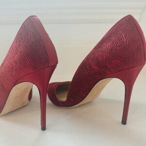 Red Textured Stilettoes - Imagine by Vince Camuto